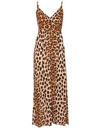 Liu Jo - Leopard-print Maxi Dress - Lyst