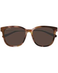 Gucci - Gafas Con Montura Cuadrada Y Efecto Carey - Lyst