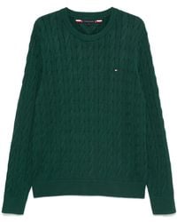 Tommy Hilfiger - Cable-Knit Crew-Neck Sweater - Lyst