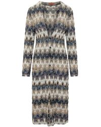 Missoni - Zigzag-Pattern Cardigan - Lyst