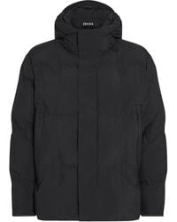 ZEGNA - フーデッド パデッドジャケット - Lyst