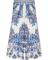 Camilla - Printed Wide-leg Trousers - Lyst