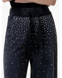 Fracomina - Crystal-Embellished Drawstring-Waist Trousers - Lyst
