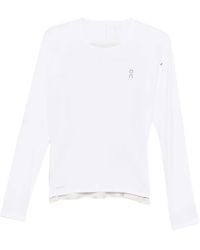 On Shoes - Logo-Print Lg-Sleeve T-Shirt - Lyst