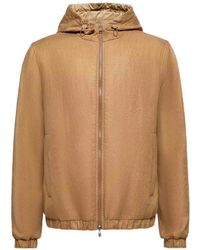 Moncler - Duguay Hooded Logo-Patch Windbreaker - Lyst