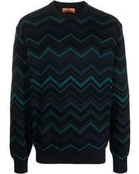 Missoni - Pullover Mit Zickzackmuster - Lyst