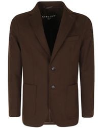 Circolo 1901 - Blazer Boutonné À Revers Crantés - Lyst