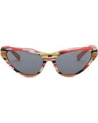 Marni - Spacey Stripey Mavericks Cat-Eye Sunglasses - Lyst