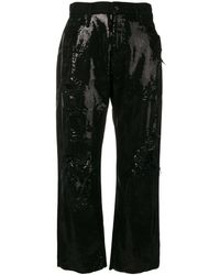 R13 Jeans Verfraaid Met Pailletten - Zwart