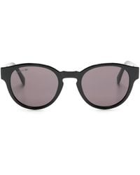 Lacoste - Logo-Engraved Round-Frame Sunglasses - Lyst
