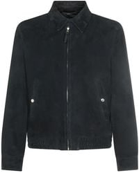 Mackage - Giovanni-Su Zipped Suede Jacket - Lyst