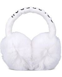 Goldbergh - Fluffy Faux-Fur Logo-Embroidered Earmuffs - Lyst