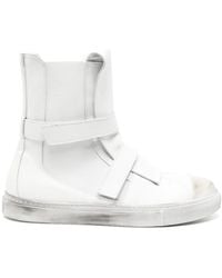 Nicolas Andreas Taralis - Touch-Strap High-Top Leather Sneakers - Lyst