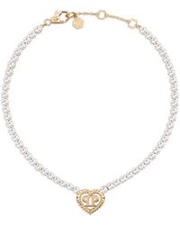 Philipp Plein - Rocked Hearts Necklace - Lyst