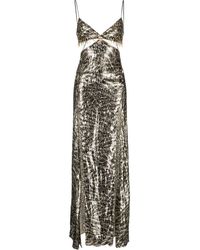 Roberto Cavalli - Sequin-embellished Cami Gown - Lyst