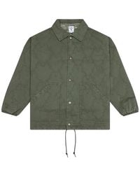 South2 West8 - Skull-Quilting Herringbone Jacket - Lyst