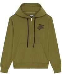 Vilebrequin - Embroidered Zip-Up Hoodie - Lyst