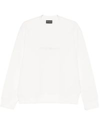 Emporio Armani - Logo Cotton Sweatshirt - Lyst