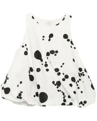Apuntob - Blouse À Ourlet Bouffant - Lyst