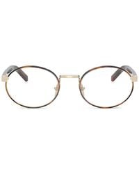 Prada - Round-Frame Glasses - Lyst