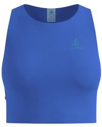 Odlo - X-Alp Trail Cargo Running Cropped-Silhouette Tank Top - Lyst
