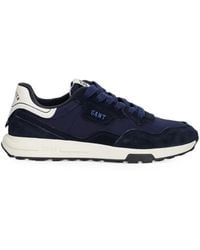 GANT - Panelled Lace-Up Sneakers - Lyst