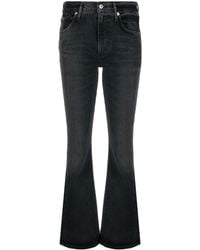 Damen Bekleidung Jeans Schlagjeans Citizens of Humanity High-Rise Flared Jeans Amelia in Weiß 