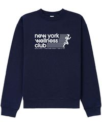 Sporty & Rich - Usa Wellness Club Cotton Sweatshirt - Lyst