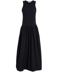 FRAME - Crew-Neck Maxi Dress - Lyst