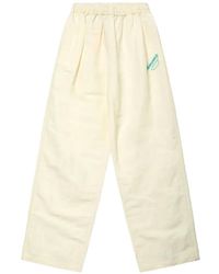 Willy Chavarria - Elastic Waistband Embroidery Trousers - Lyst