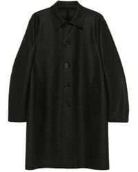 Harris Wharf London - Button-Fastening Coat - Lyst