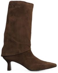 The Seller - Pointed-Toe Suede Boots - Lyst