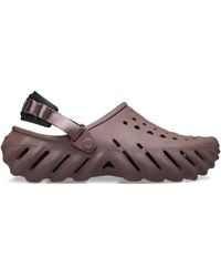 Crocs™ - Echo Perforated-Detail Clog Sandals - Lyst