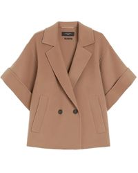 Weekend by Maxmara - Pera Double-Breasted Short Coat - Lyst