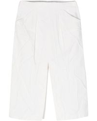 ODEEH - Textured A-line Skirt - Lyst