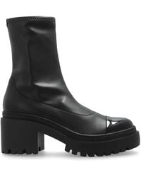 Giuseppe Zanotti - Vicentha 75mm レザーアンクルブーツ - Lyst