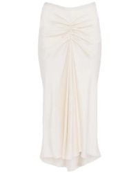 Victoria Beckham - Bela Asymmetric Midi Skirt - Lyst
