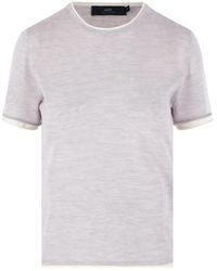 arch4 - Contrasting-Edges Short-Sleeve T-Shirt - Lyst