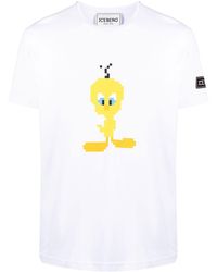 Iceberg - Camiseta con estampado gráfico y manga corta - Lyst