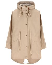 Moncler - Drawstring-Waist Hooded Parka - Lyst