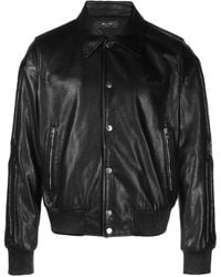 Amiri - Bones Embossed Leather Jacket - Lyst