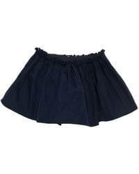 ShuShu/Tong - Floral-Waist Mini Skirt - Lyst