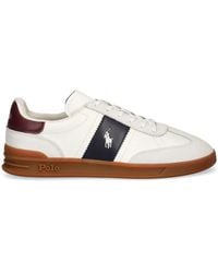 Polo Ralph Lauren - Heritage Aera Leather-Suede Sneakers - Lyst
