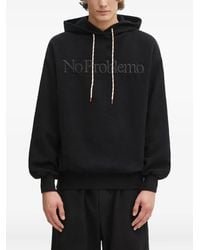 No Problemo - Logo-Embroidered Hoodie - Lyst