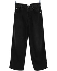 Isabel Marant - Geplooide Jeans Met Vervaagd Effect - Lyst