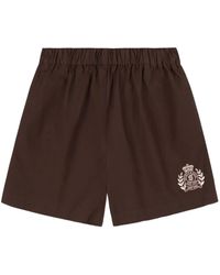 Sporty & Rich - H&W Crest Shorts - Lyst