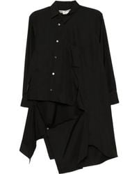 Comme des Garçons - Cut-Out Cotton Shirt - Lyst