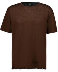 Alanui - Fringed T-Shirt - Lyst