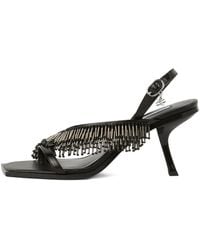 KARL LAGERFELD - Karmel Fringe Sandals - Lyst