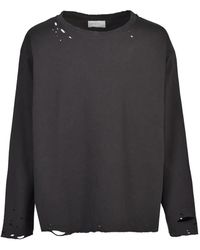 CEDARWOOD - Distressed Long-Sleeve T-Shirt - Lyst